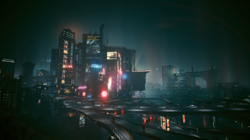 Ausblick auf Japantown und Little China (Cyberpunk-2077)